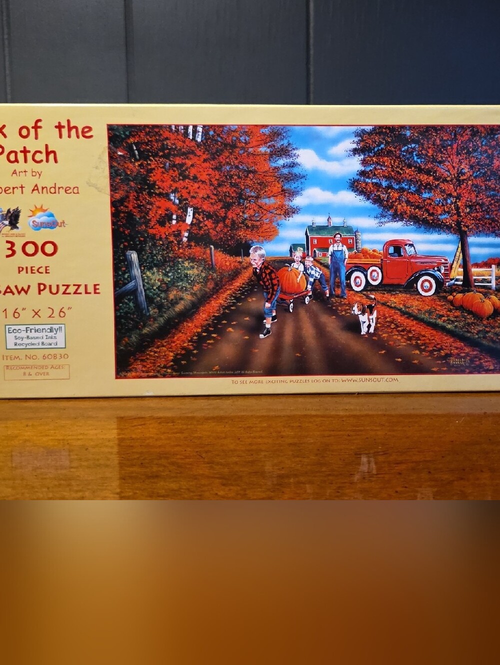 Pick of the Patch 300-Piece Jigsaw Puzzle - Autumn Scene